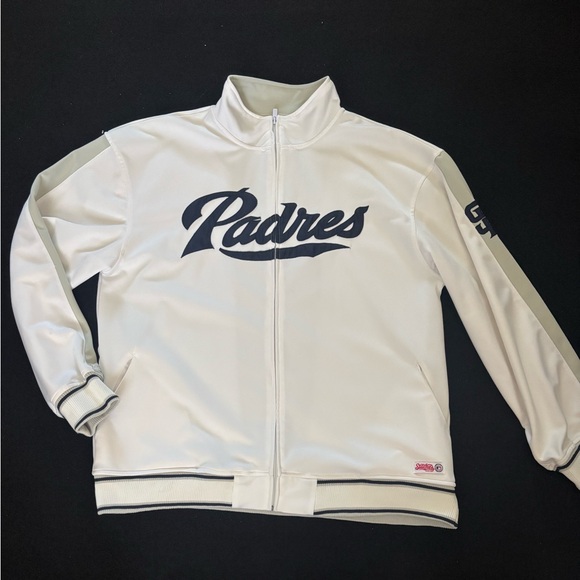 Stitches Cream and Black Athletic Jacket - Picture 1 of 8